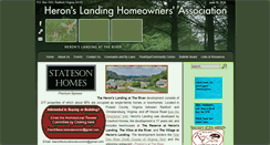 Desktop Screenshot of heronslandinghoa.org